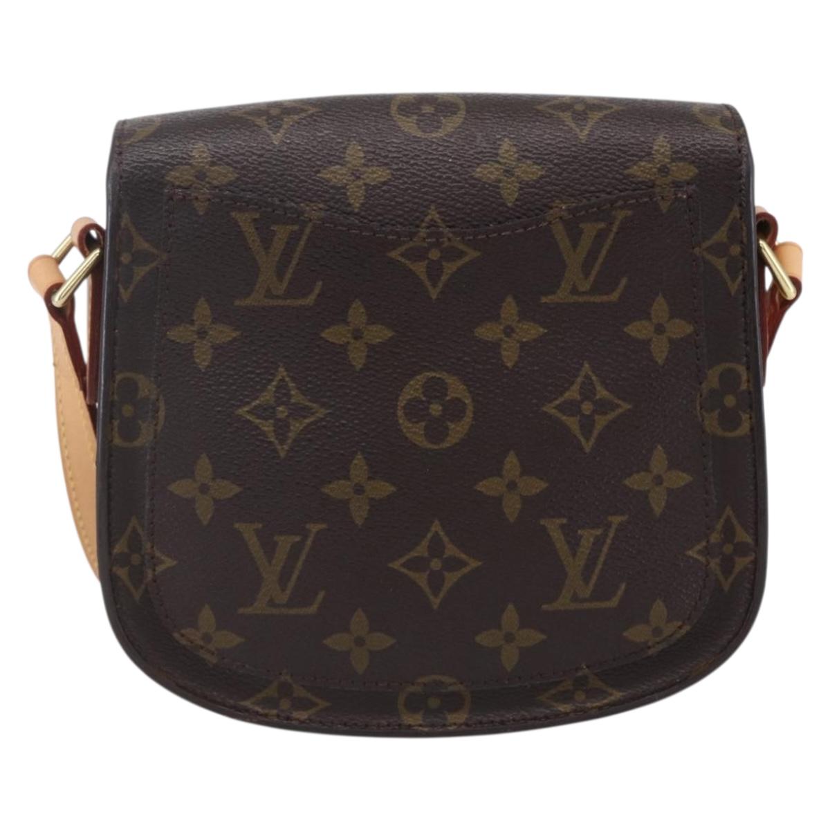 LOUIS VUITTON Monogram Saint Cloud PM Shoulder Bag M51244 LV Auth BA7849