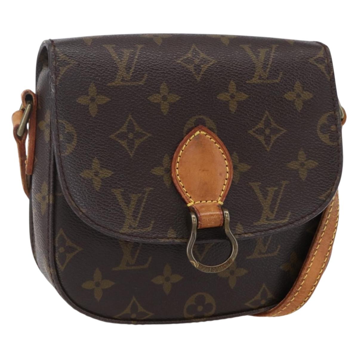 LOUIS VUITTON Monogram Saint Cloud PM Shoulder Bag M51244 LV Auth BA7850