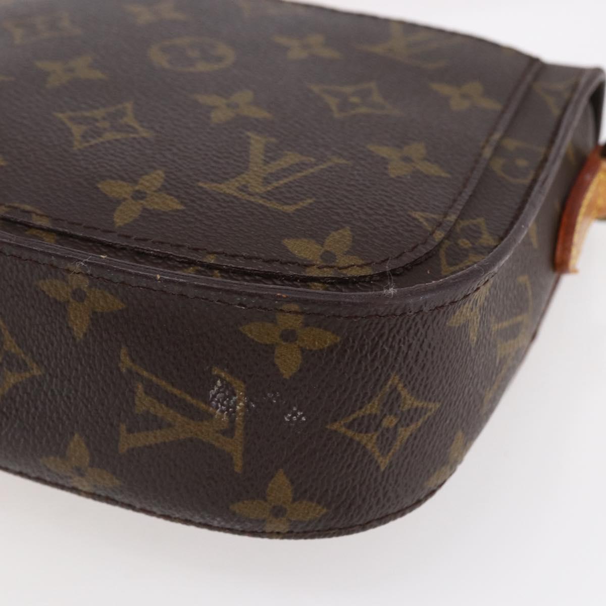 LOUIS VUITTON Monogram Saint Cloud PM Shoulder Bag M51244 LV Auth BA7850
