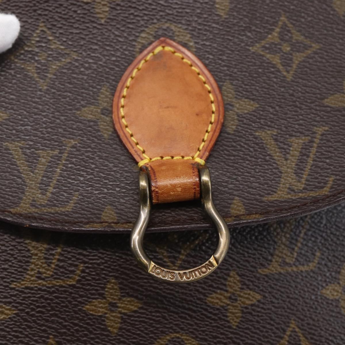 LOUIS VUITTON Monogram Saint Cloud PM Shoulder Bag M51244 LV Auth BA7850