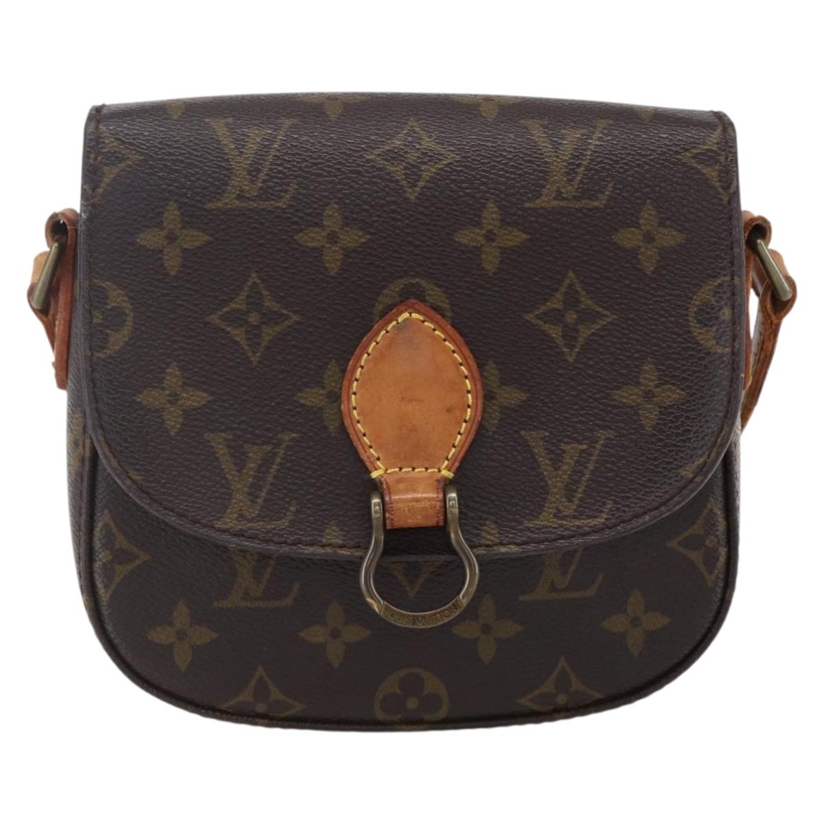 LOUIS VUITTON Monogram Saint Cloud PM Shoulder Bag M51244 LV Auth BA7850