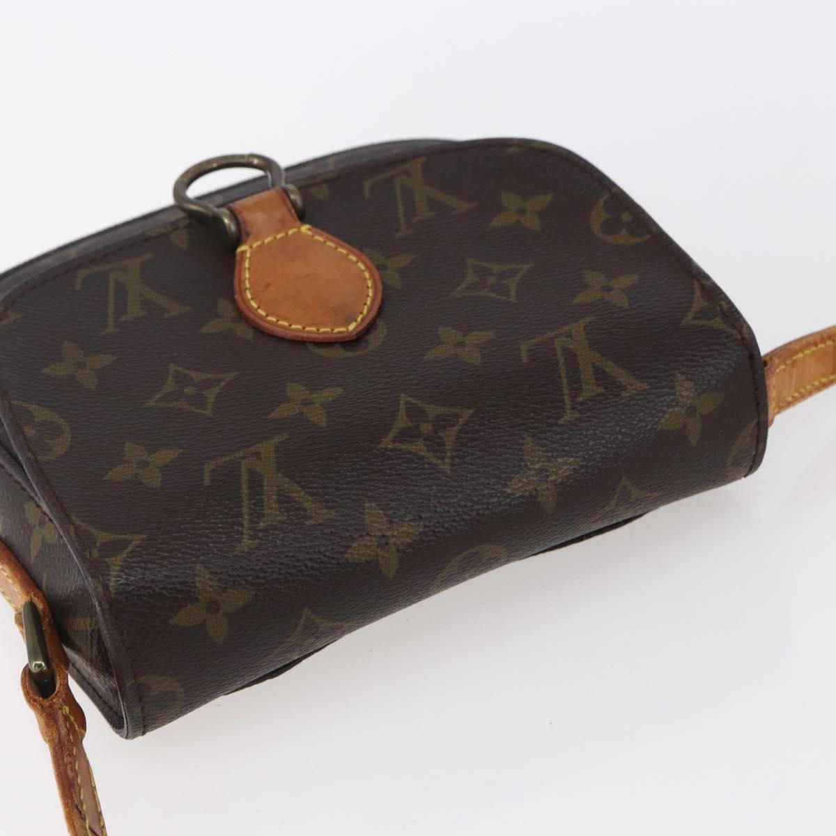 LOUIS VUITTON Monogram Saint Cloud PM Shoulder Bag M51244 LV Auth BA7850