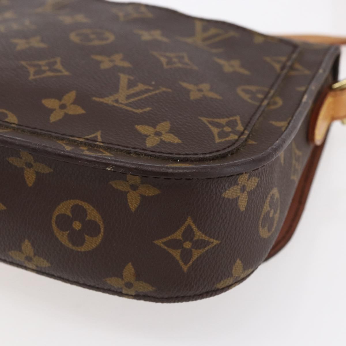 LOUIS VUITTON Monogram Saint Cloud MM Shoulder Bag M51243 LV Auth BA7852