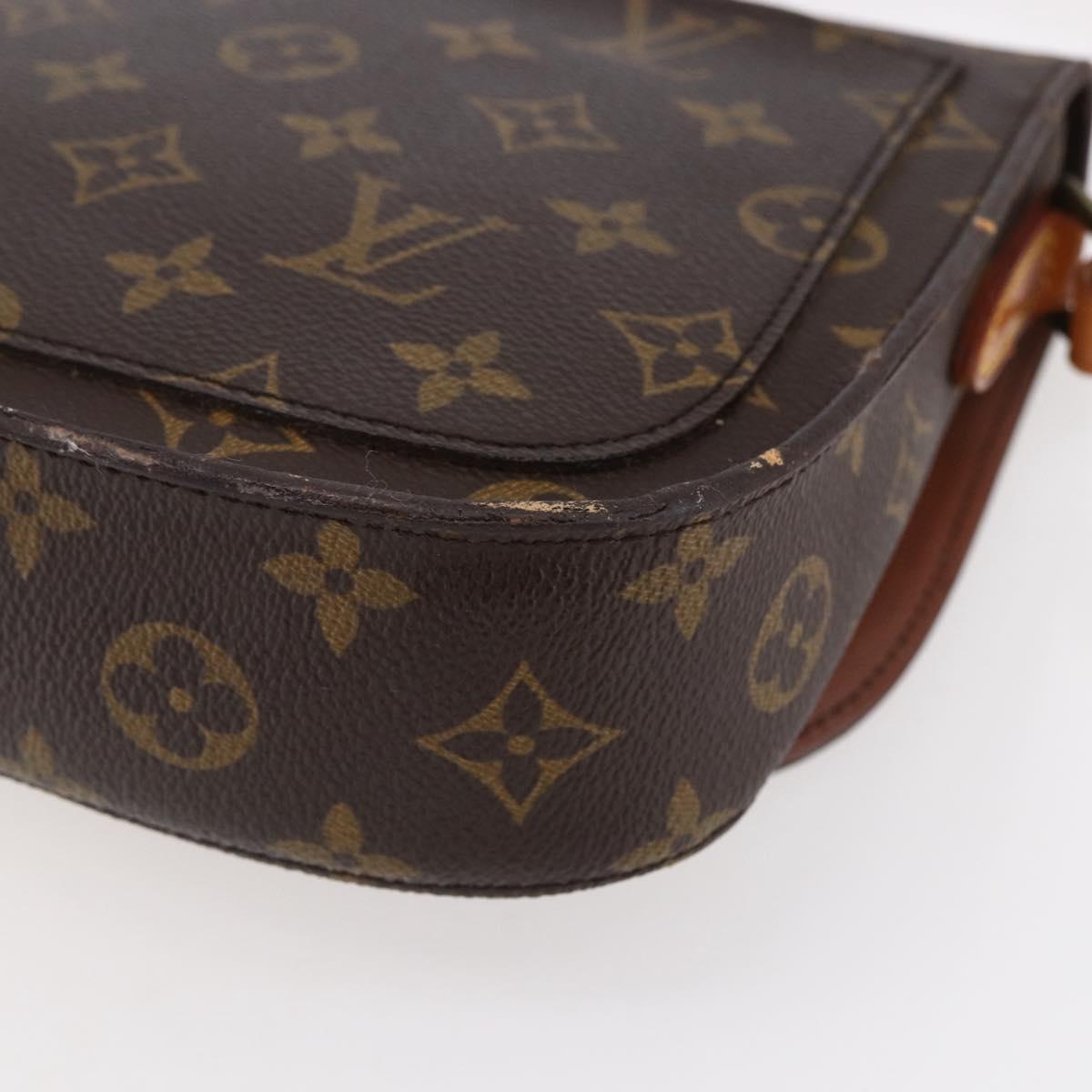 LOUIS VUITTON Monogram Saint Cloud MM Shoulder Bag M51243 LV Auth BA7853