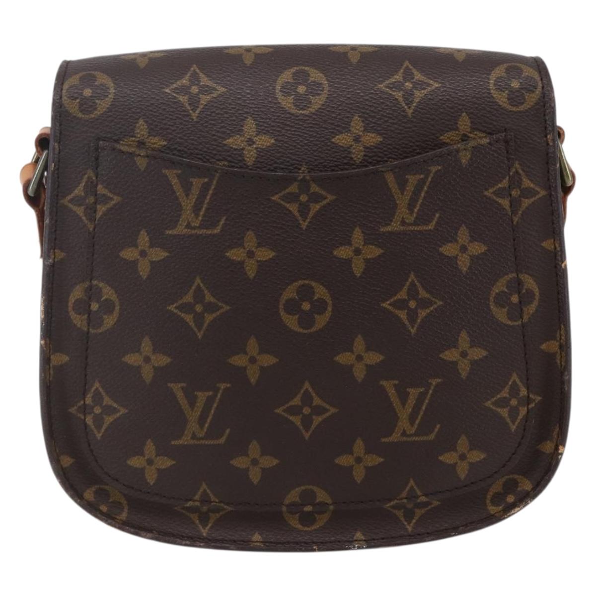 LOUIS VUITTON Monogram Saint Cloud MM Shoulder Bag M51243 LV Auth BA7853