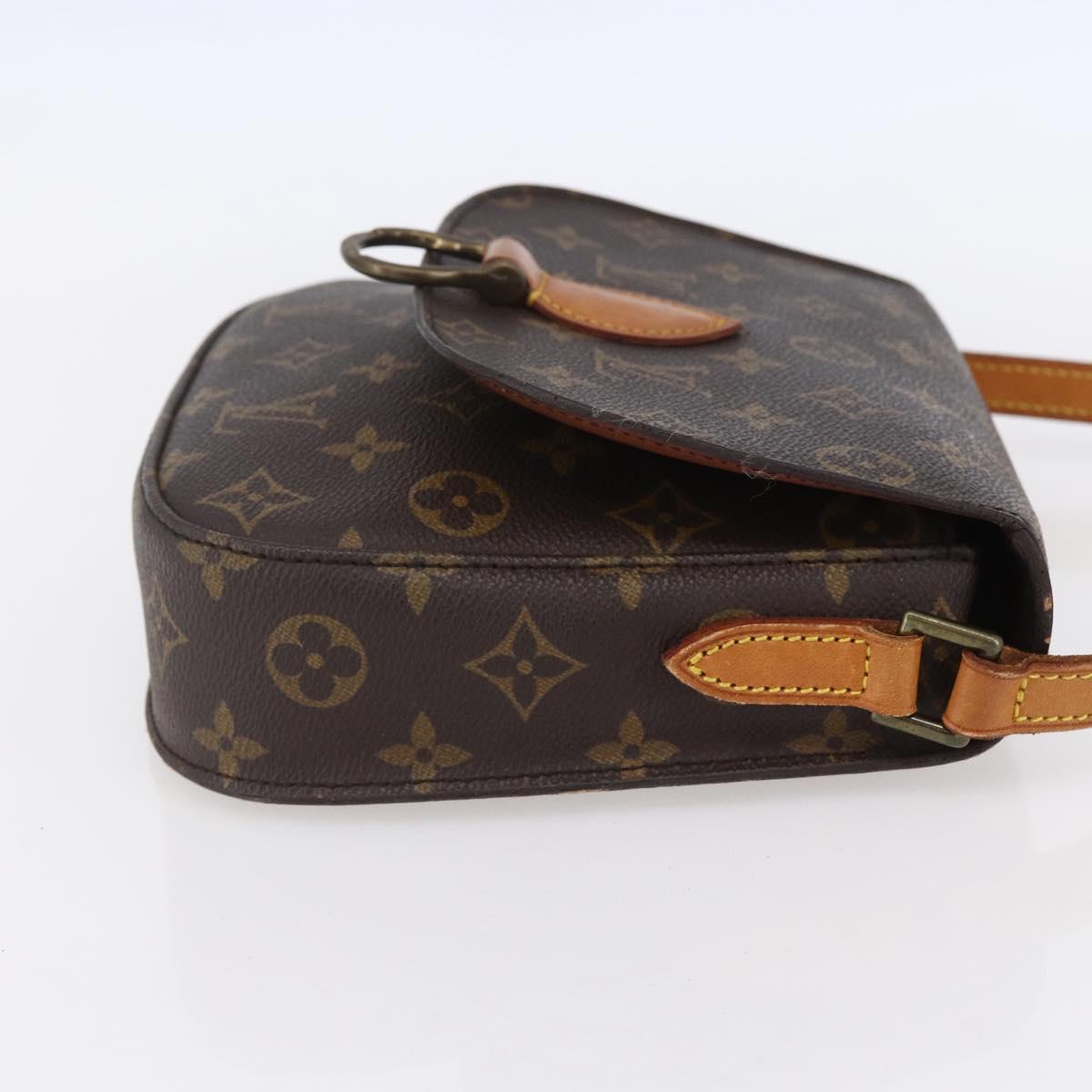 LOUIS VUITTON Monogram Saint Cloud MM Shoulder Bag M51243 LV Auth BA7853