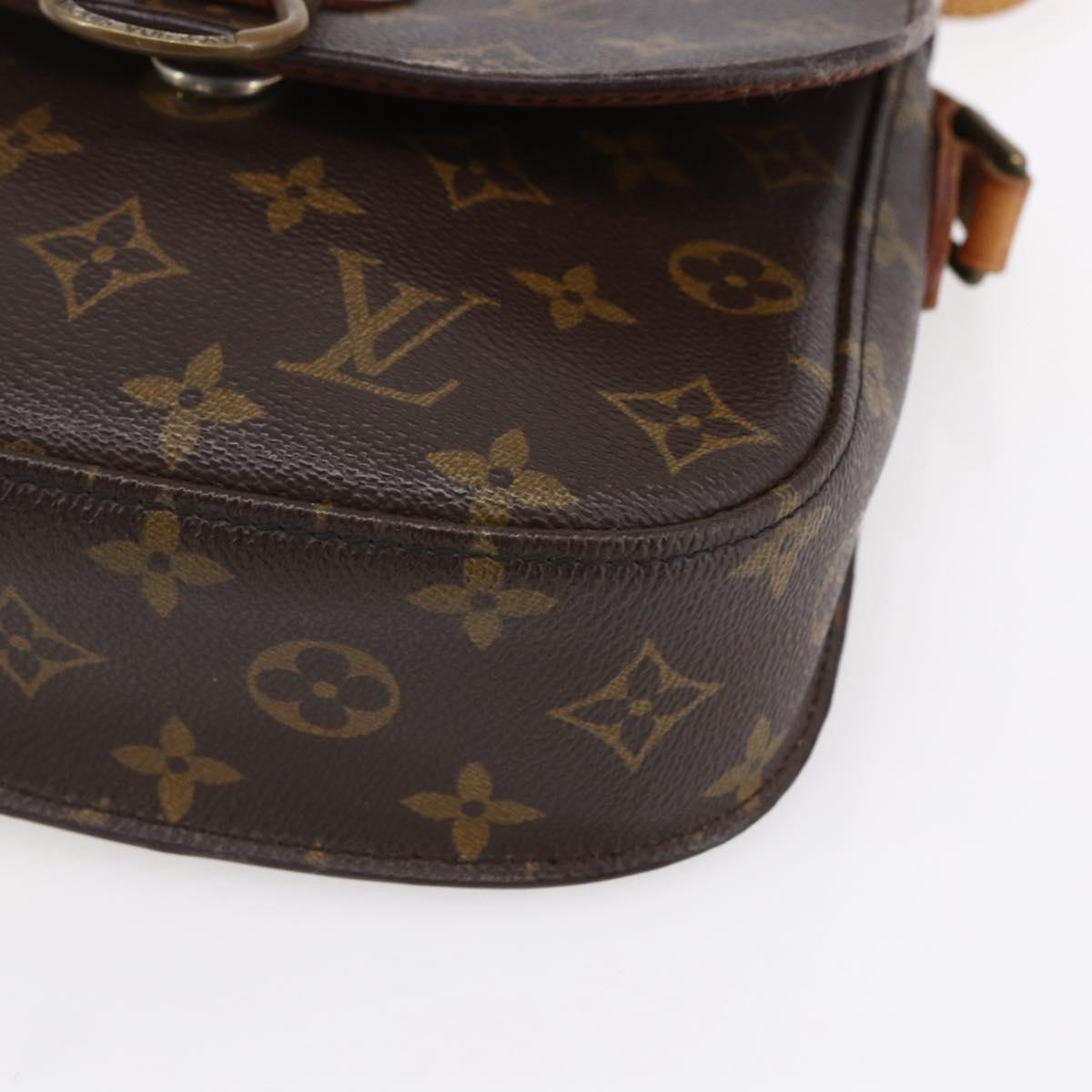 LOUIS VUITTON Monogram Saint Cloud MM Shoulder Bag M51243 LV Auth BA7854