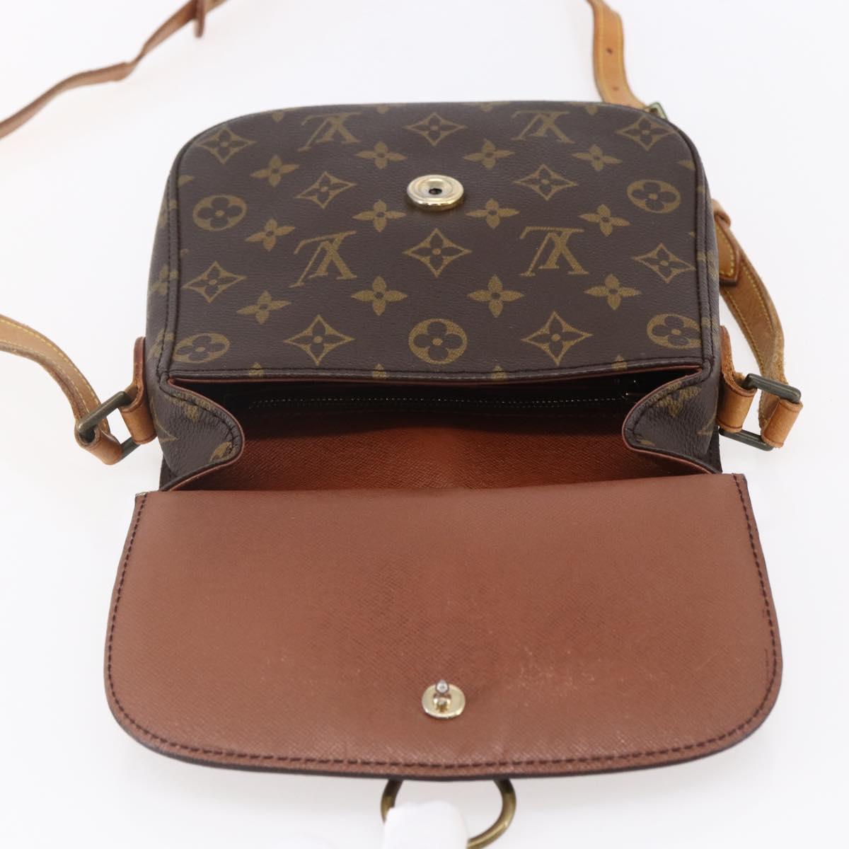 LOUIS VUITTON Monogram Saint Cloud MM Shoulder Bag M51243 LV Auth BA7854