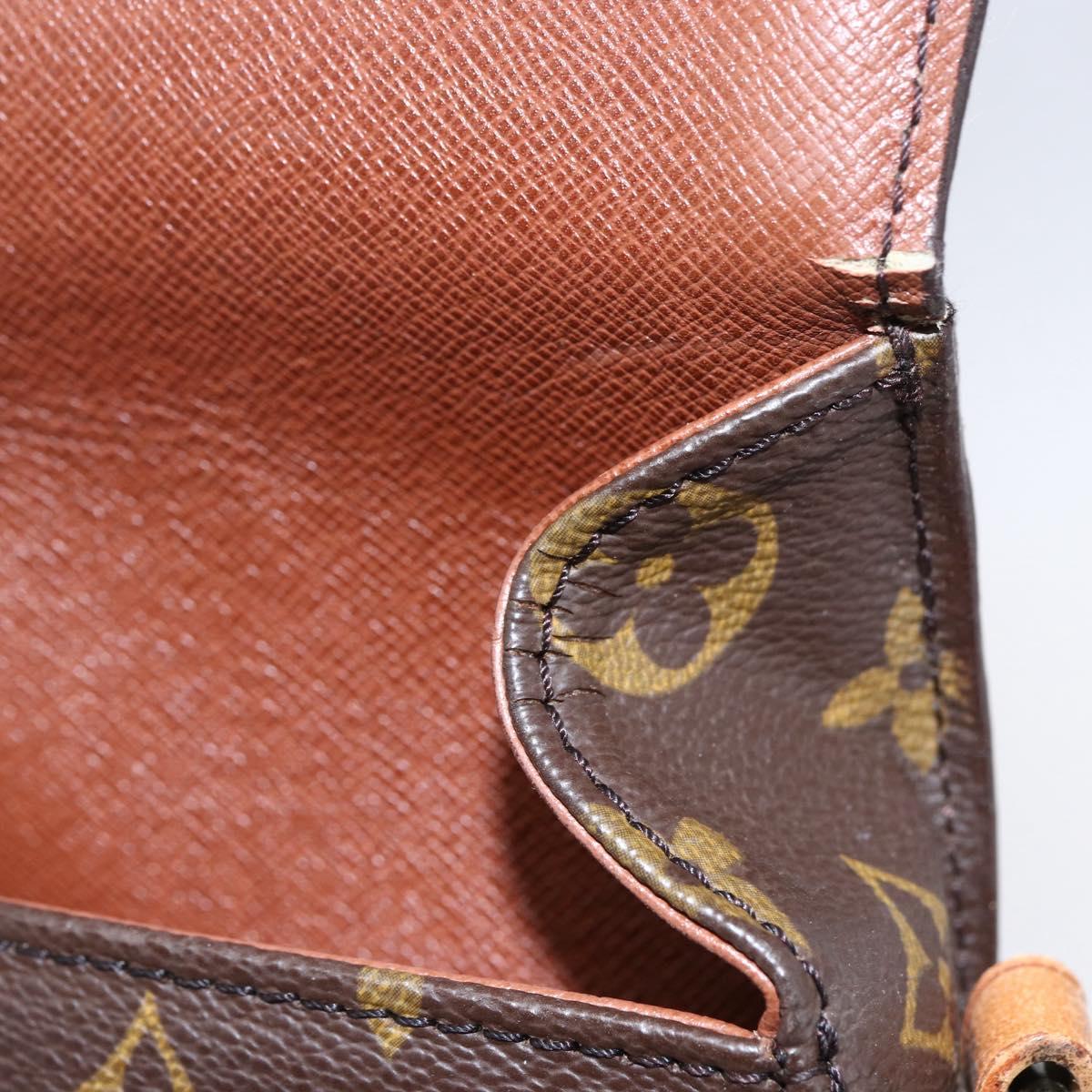 LOUIS VUITTON Monogram Saint Cloud MM Shoulder Bag M51243 LV Auth BA7854