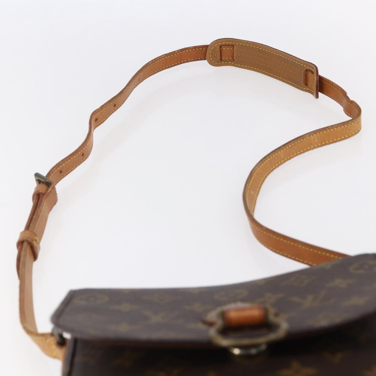 LOUIS VUITTON Monogram Saint Cloud MM Shoulder Bag M51243 LV Auth BA7854