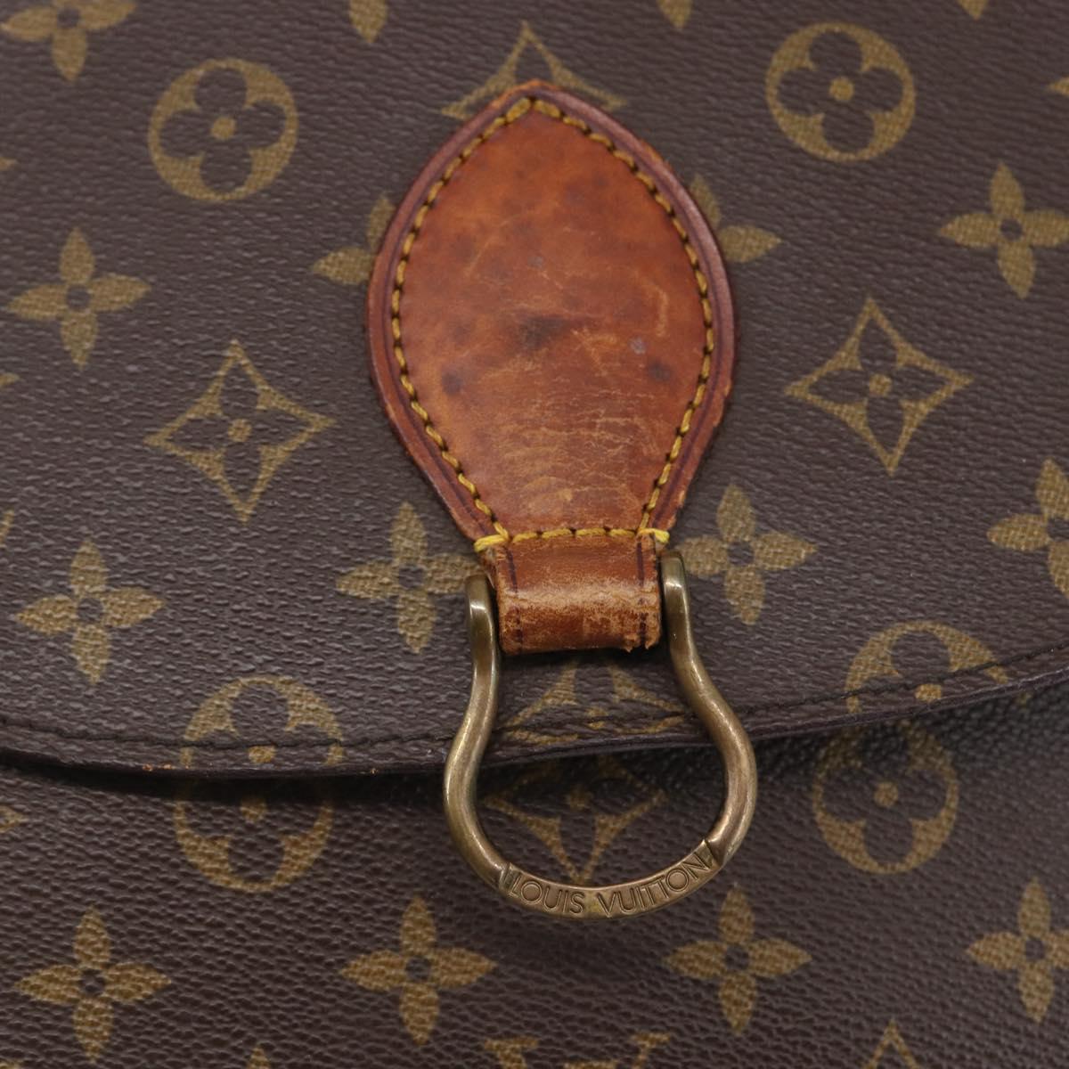 LOUIS VUITTON Monogram Saint Cloud GM Shoulder Bag M51242 LV Auth BA7855