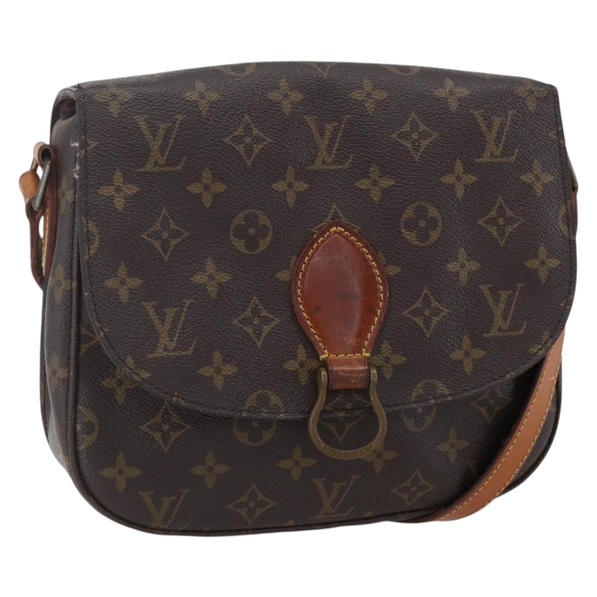 LOUIS VUITTON Monogram Saint Cloud GM Shoulder Bag M51242 LV Auth BA7856