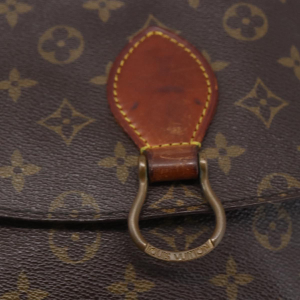 LOUIS VUITTON Monogram Saint Cloud GM Shoulder Bag M51242 LV Auth BA7856