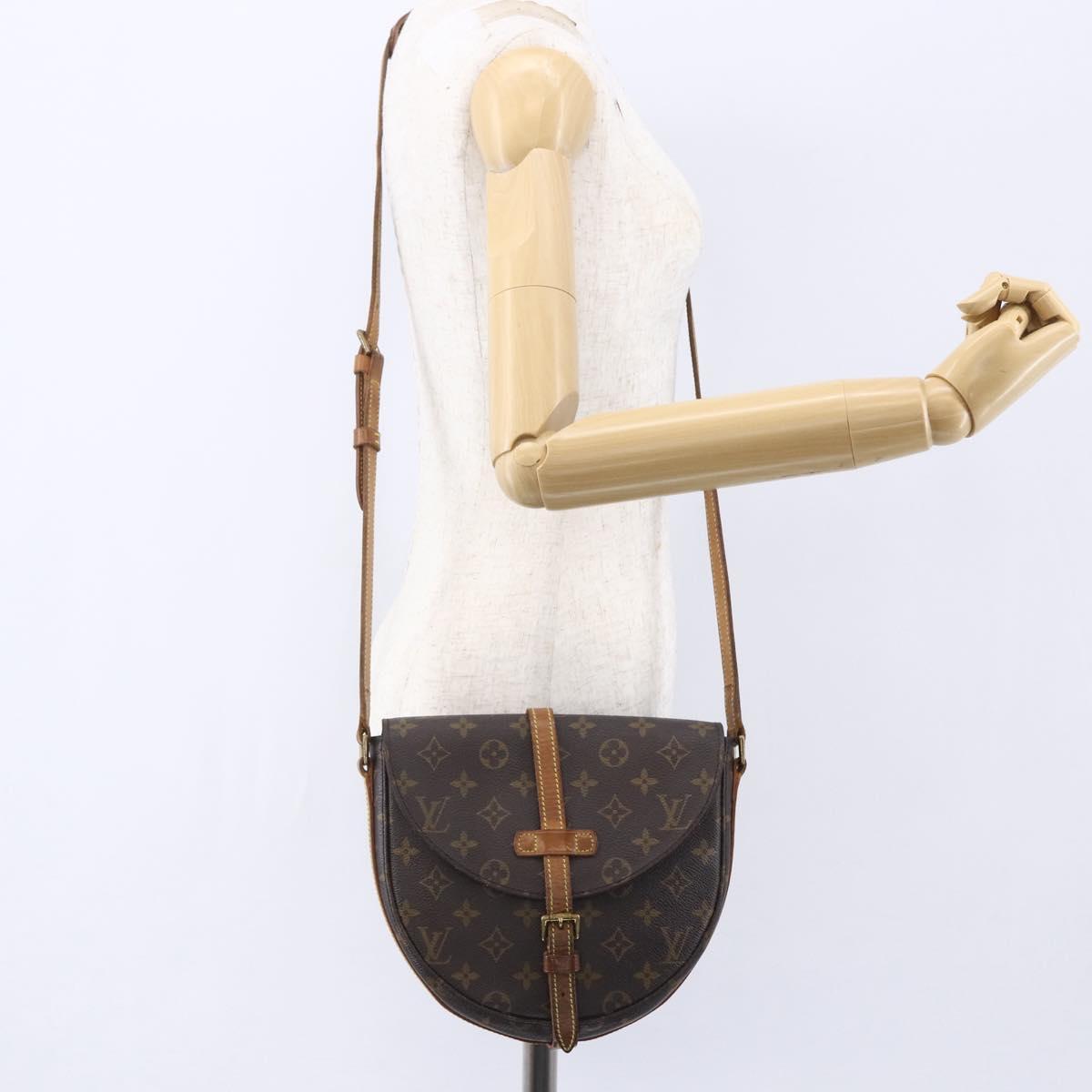 LOUIS VUITTON Monogram Chantilly MM Shoulder Bag M51233 LV Auth BA7857