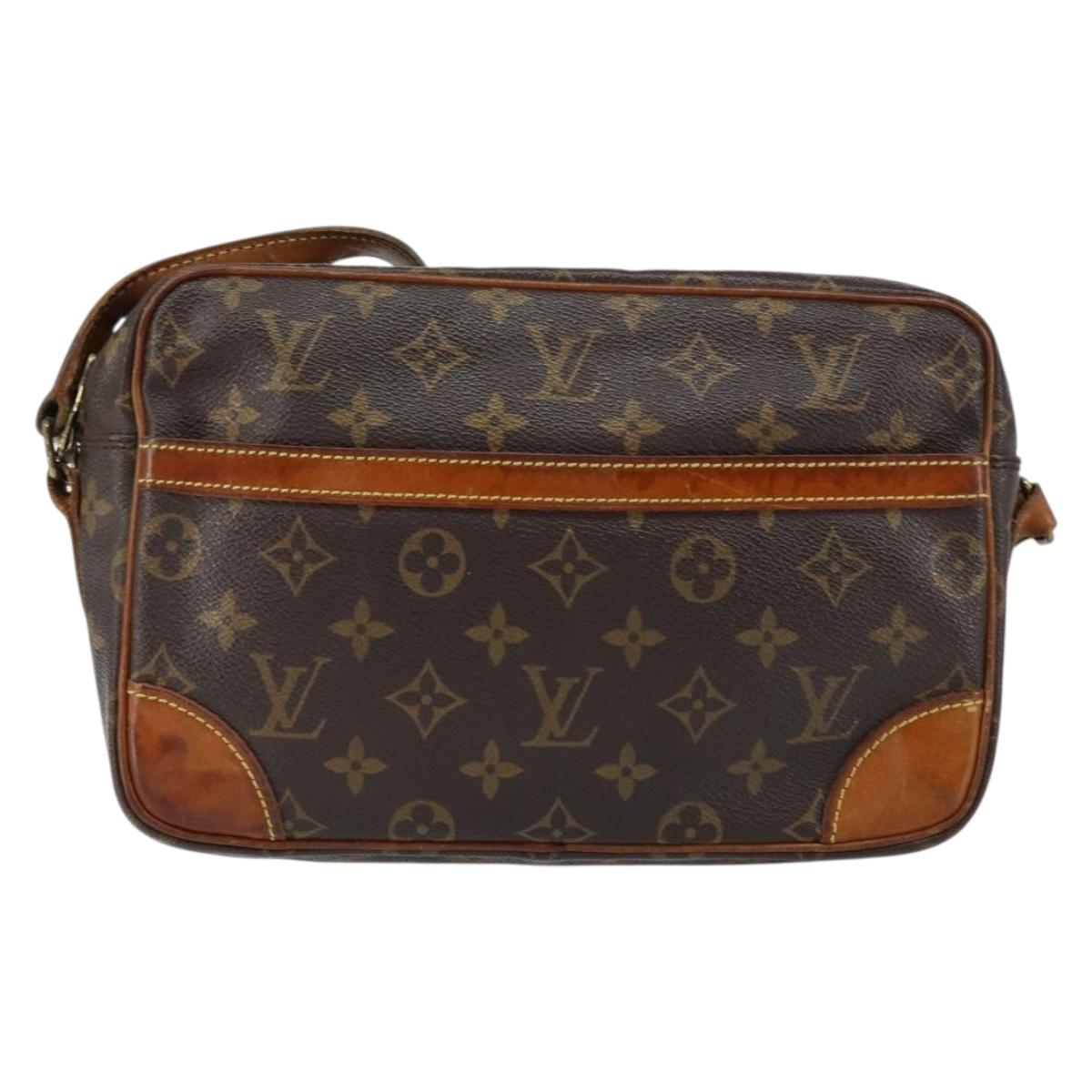 LOUIS VUITTON Monogram Trocadero 27 Shoulder Bag M51274 LV Auth BA7862