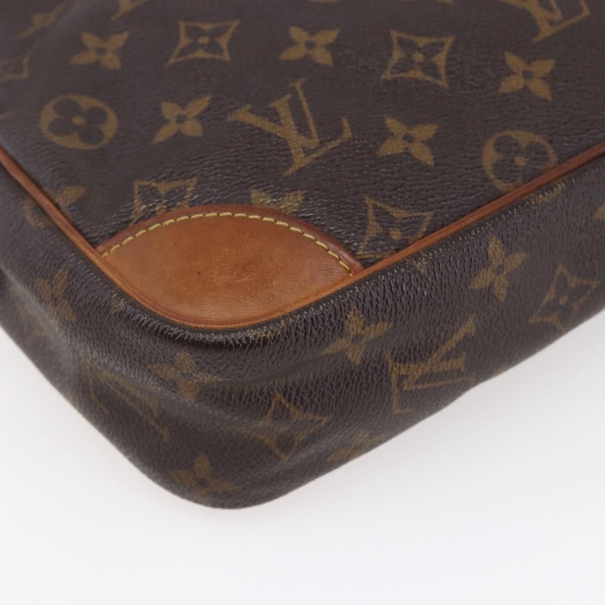 LOUIS VUITTON Monogram Compiegne 28 Clutch Bag M51845 LV Auth BA7866