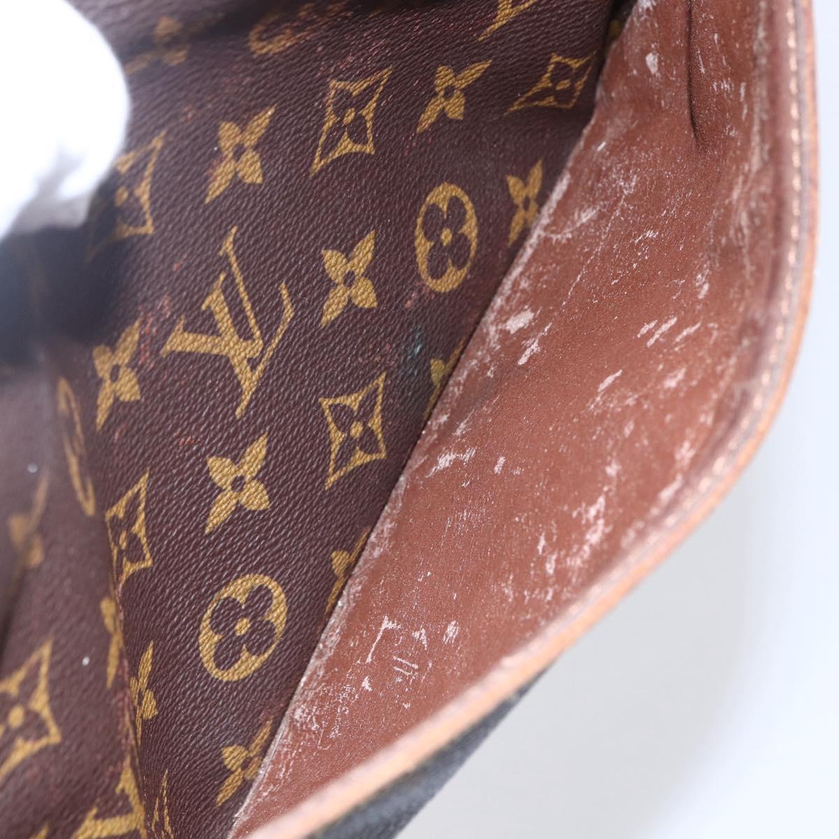 LOUIS VUITTON Monogram Compiegne 28 Clutch Bag M51845 LV Auth BA7866
