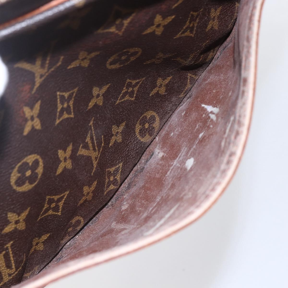 LOUIS VUITTON Monogram Jeune Fille GM Shoulder Bag M51225 LV Auth BA7870