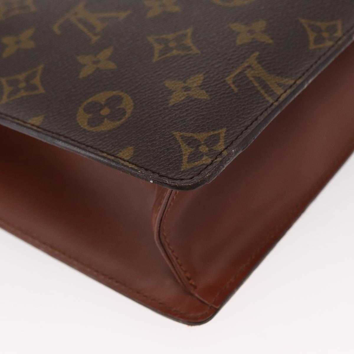 LOUIS VUITTON Monogram Monceau 28 Hand Bag M51185 LV Auth BA7872