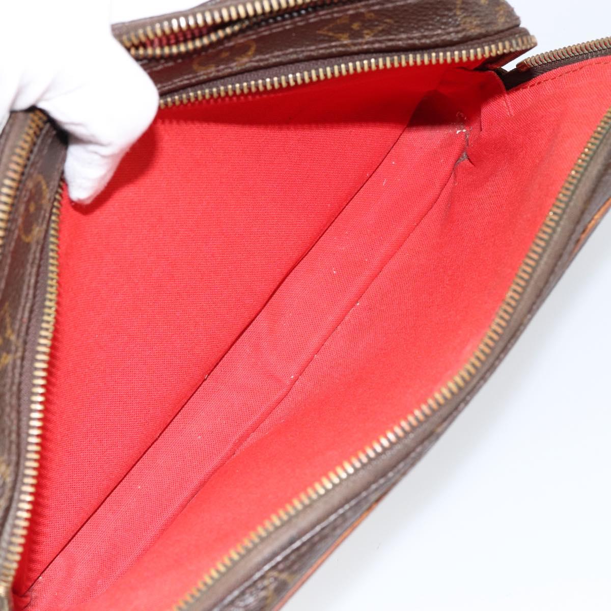 LOUIS VUITTON Monogram China Run Clutch Bag M41432 LV Auth BA7875