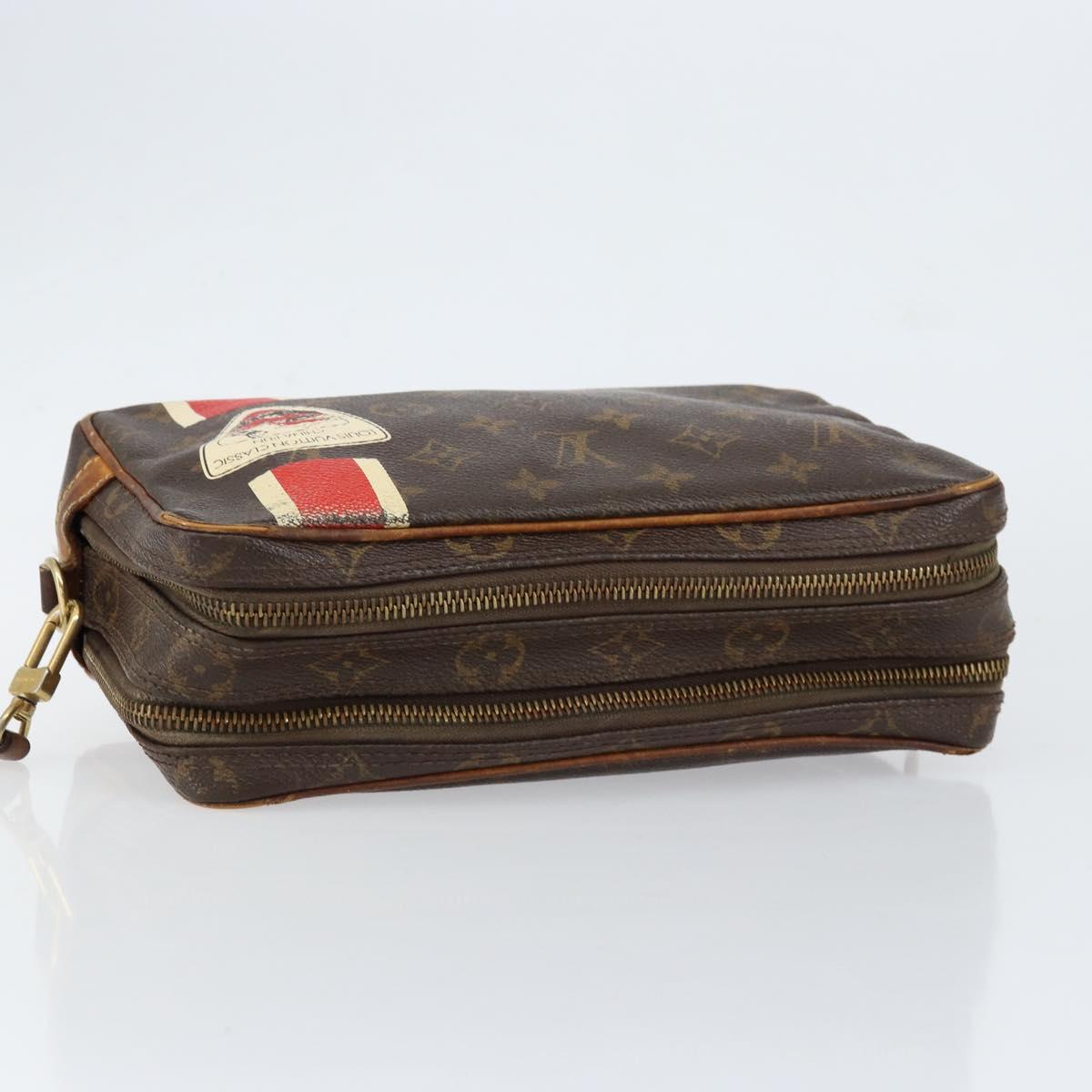 LOUIS VUITTON Monogram China Run Clutch Bag M41432 LV Auth BA7875