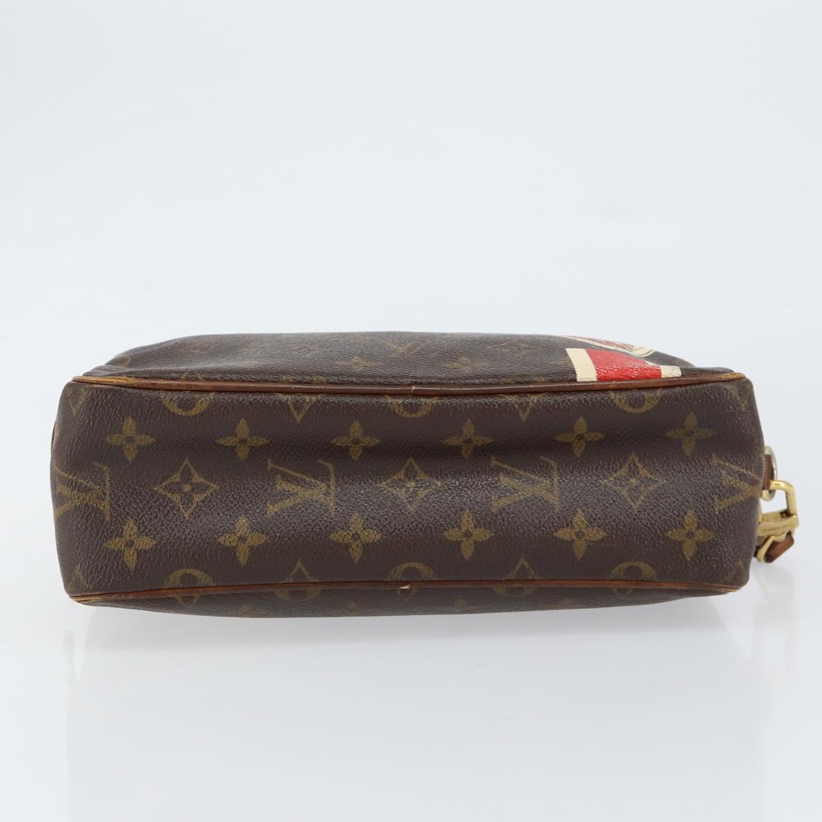 LOUIS VUITTON Monogram China Run Clutch Bag M41432 LV Auth BA7875