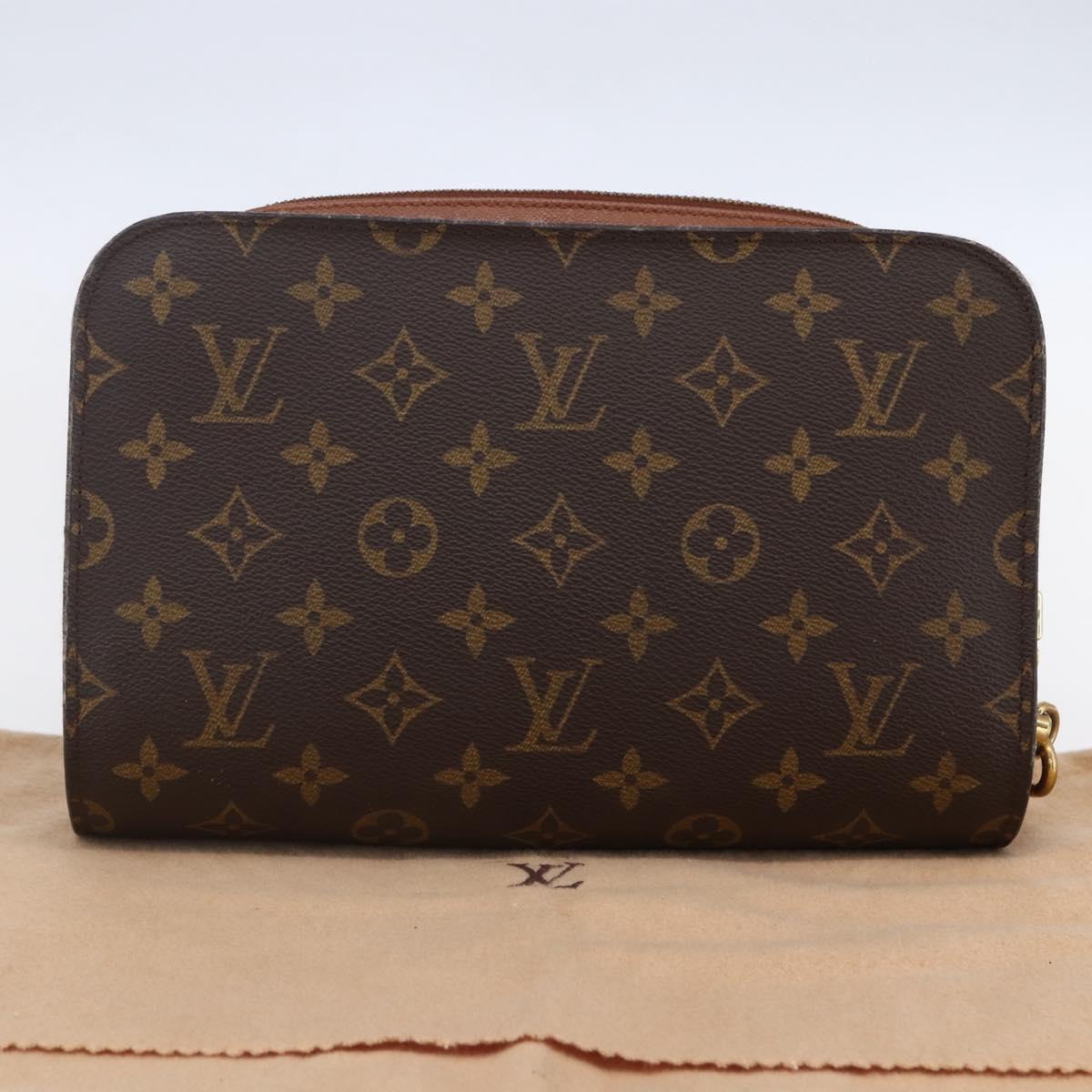 LOUIS VUITTON Monogram Orsay Clutch Bag M51790 LV Auth BA7877