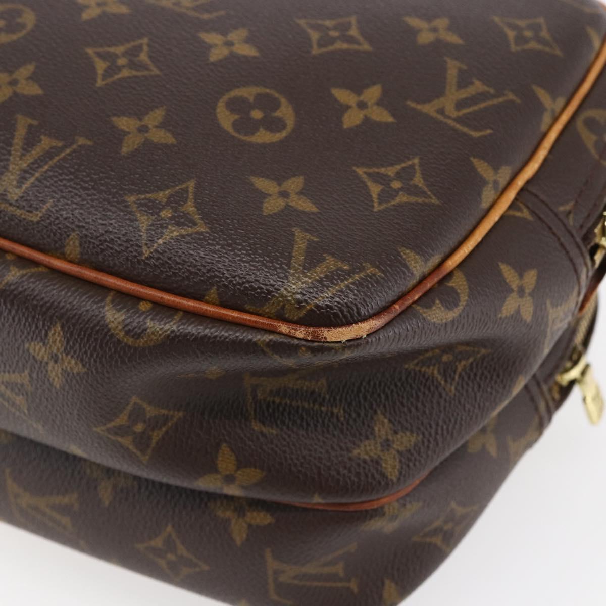 LOUIS VUITTON Monogram Reporter PM Shoulder Bag M45254 LV Auth BA7878