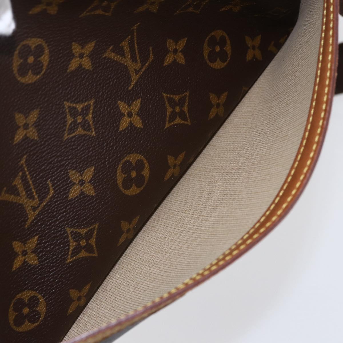 LOUIS VUITTON Monogram Reporter PM Shoulder Bag M45254 LV Auth BA7878
