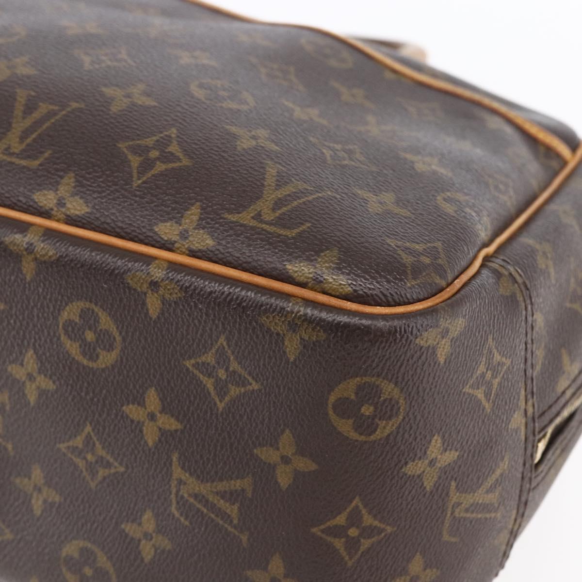 LOUIS VUITTON Monogram Deauville Hand Bag M47270 LV Auth BA7882