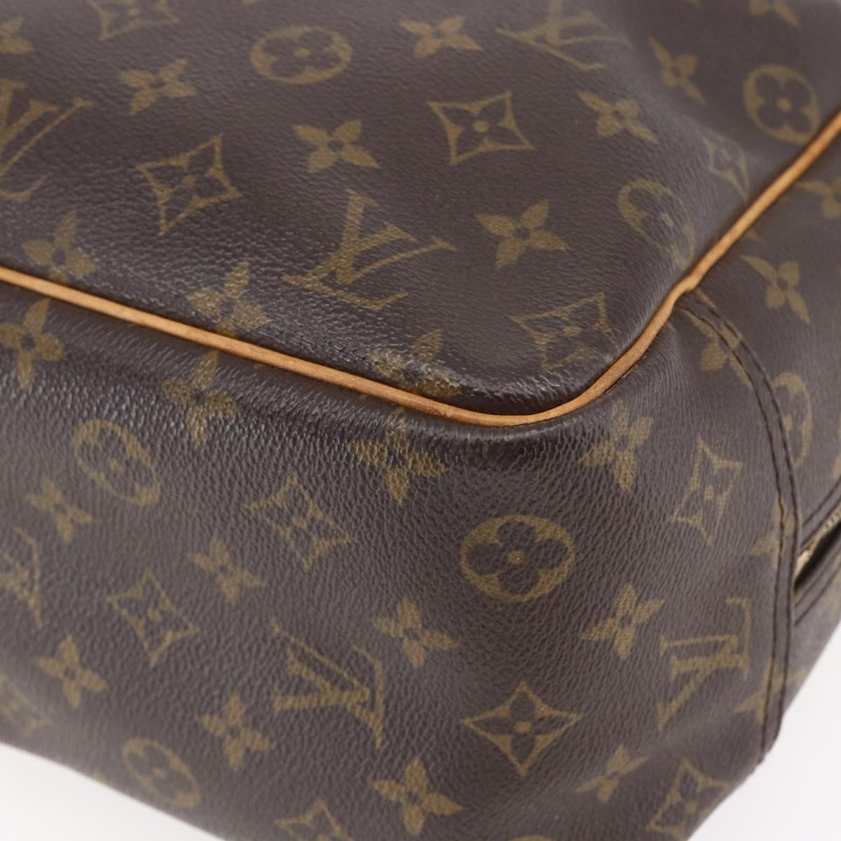 LOUIS VUITTON Monogram Deauville Hand Bag M47270 LV Auth BA7882