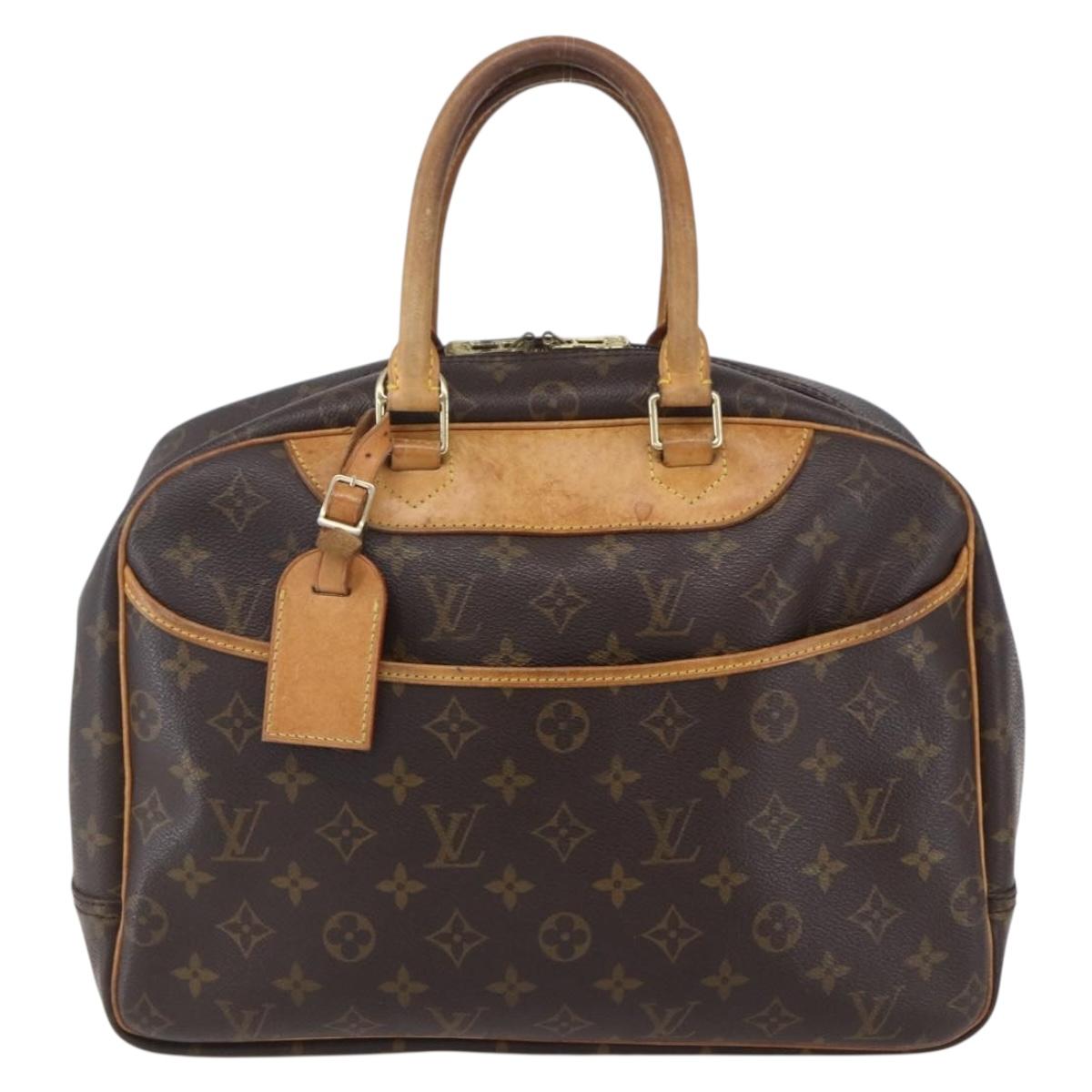 LOUIS VUITTON Monogram Deauville Hand Bag M47270 LV Auth BA7882