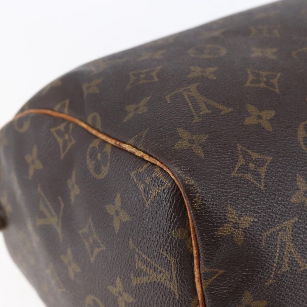 LOUIS VUITTON Monogram Speedy 30 Hand Bag M41526 LV Auth BA7889