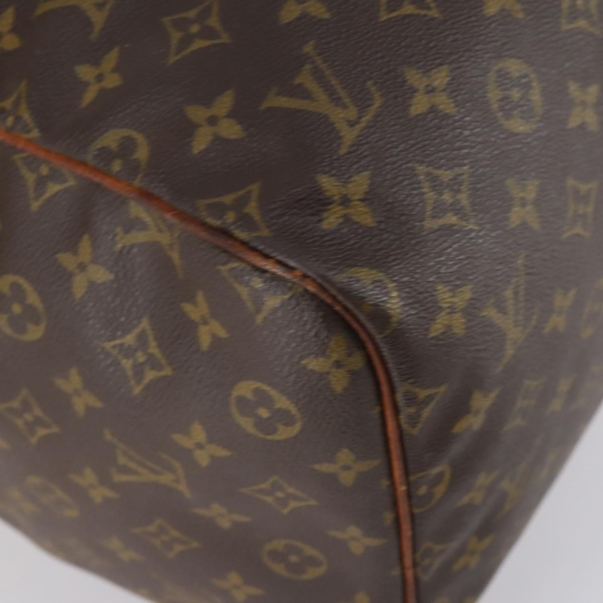 LOUIS VUITTON Monogram Sac Souple 55 Boston Bag M41622 LV Auth BA7892