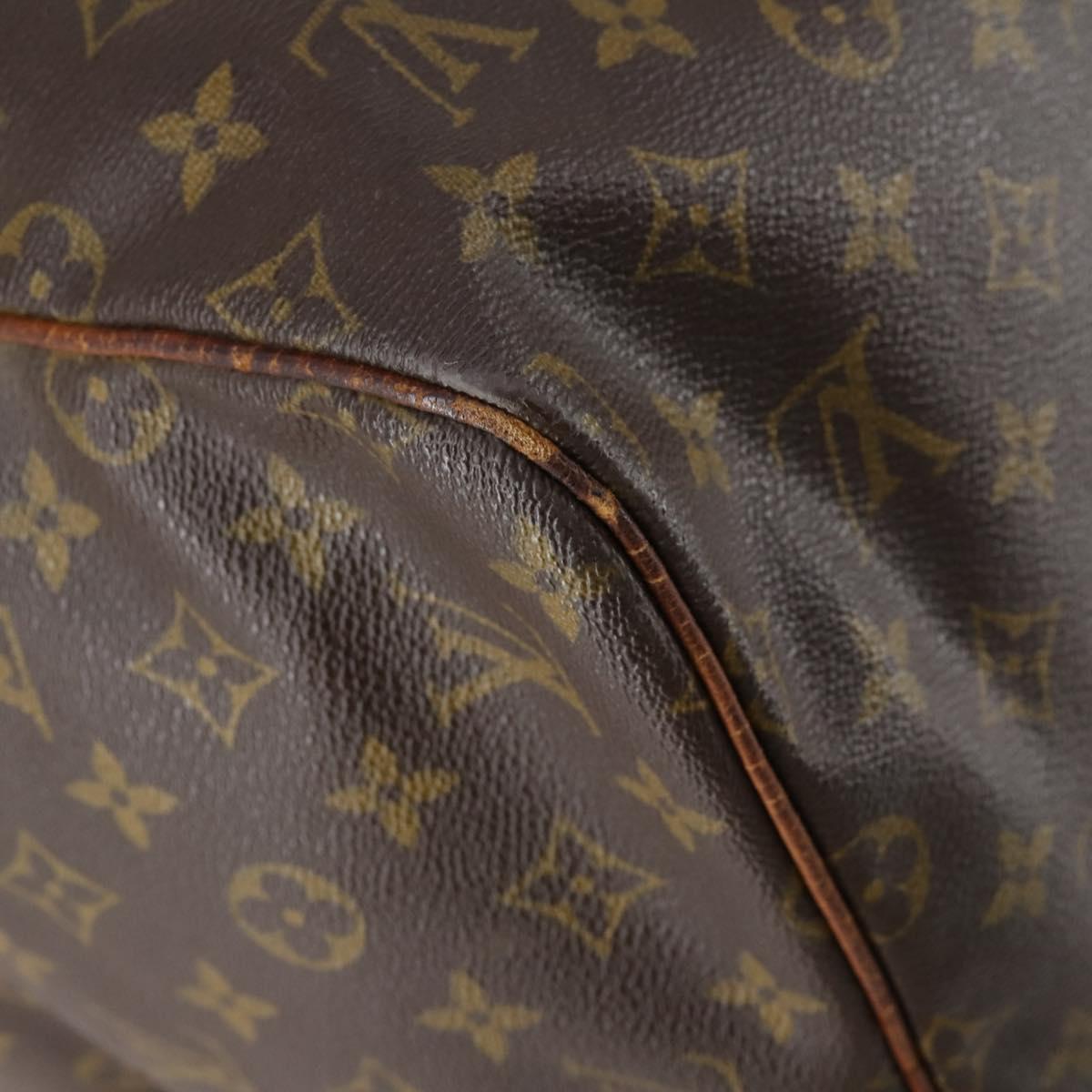 LOUIS VUITTON Monogram Sac Souple 55 Boston Bag M41622 LV Auth BA7892