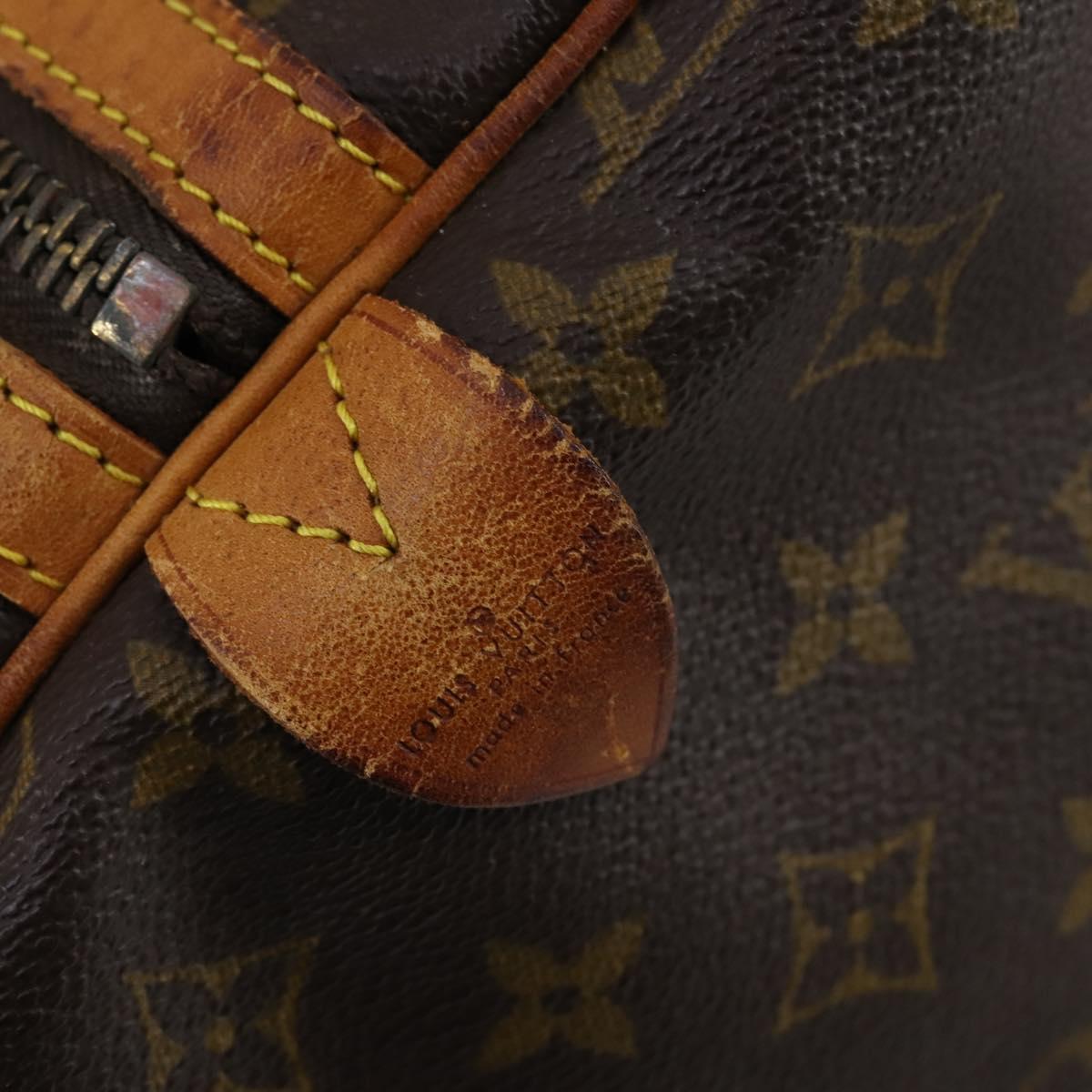 LOUIS VUITTON Monogram Sac Souple 55 Boston Bag M41622 LV Auth BA7892