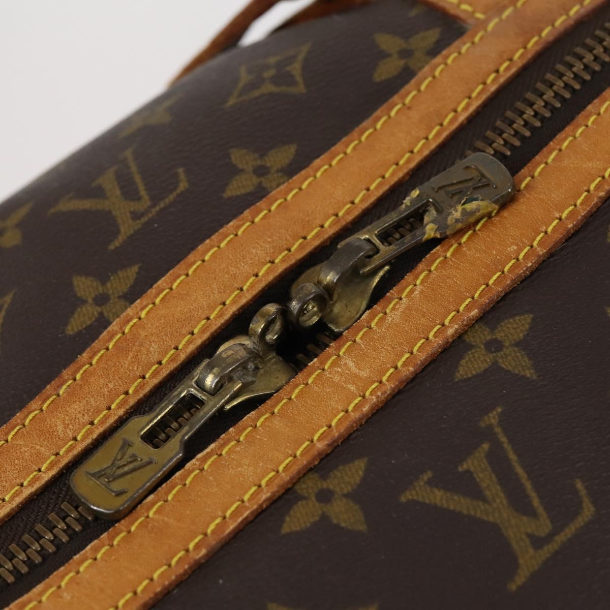 LOUIS VUITTON Monogram Sac Souple 55 Boston Bag M41622 LV Auth BA7892