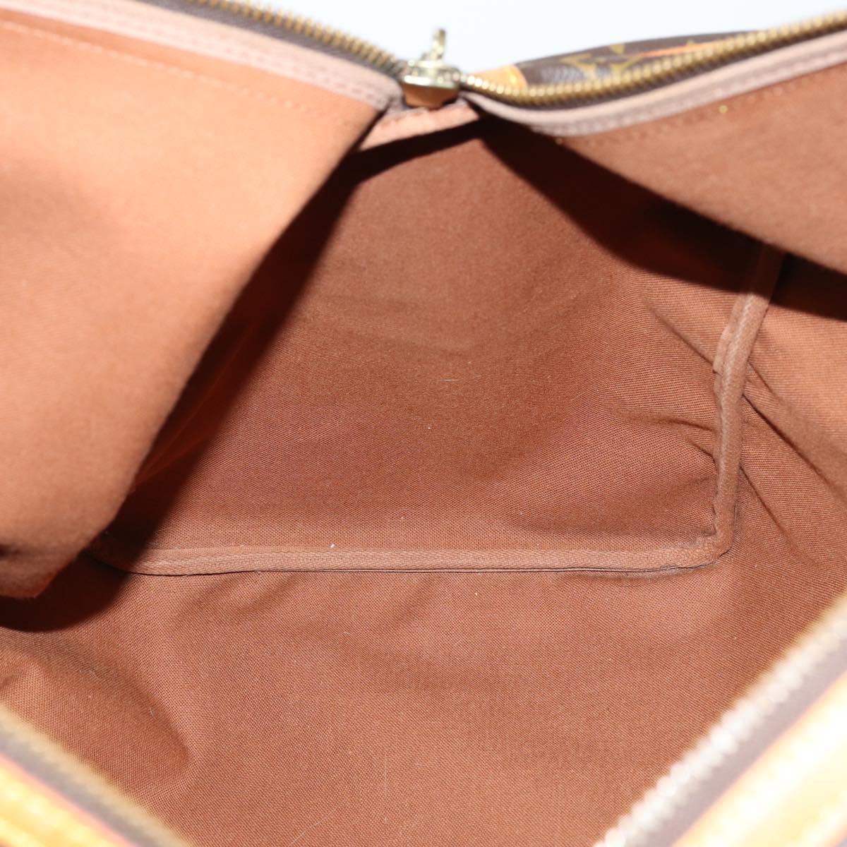 LOUIS VUITTON Monogram Sac Souple 55 Boston Bag M41622 LV Auth BA7892