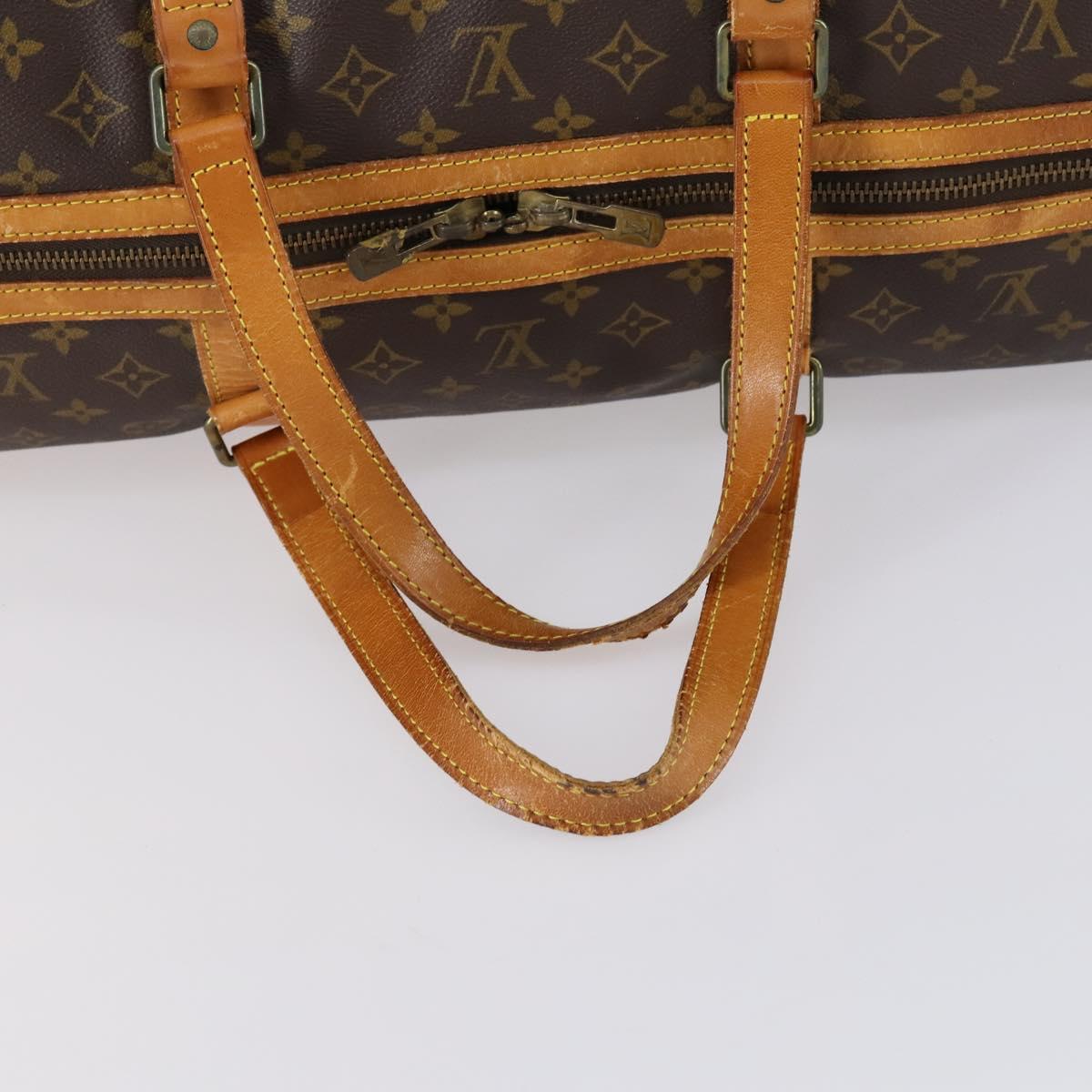LOUIS VUITTON Monogram Sac Souple 55 Boston Bag M41622 LV Auth BA7892