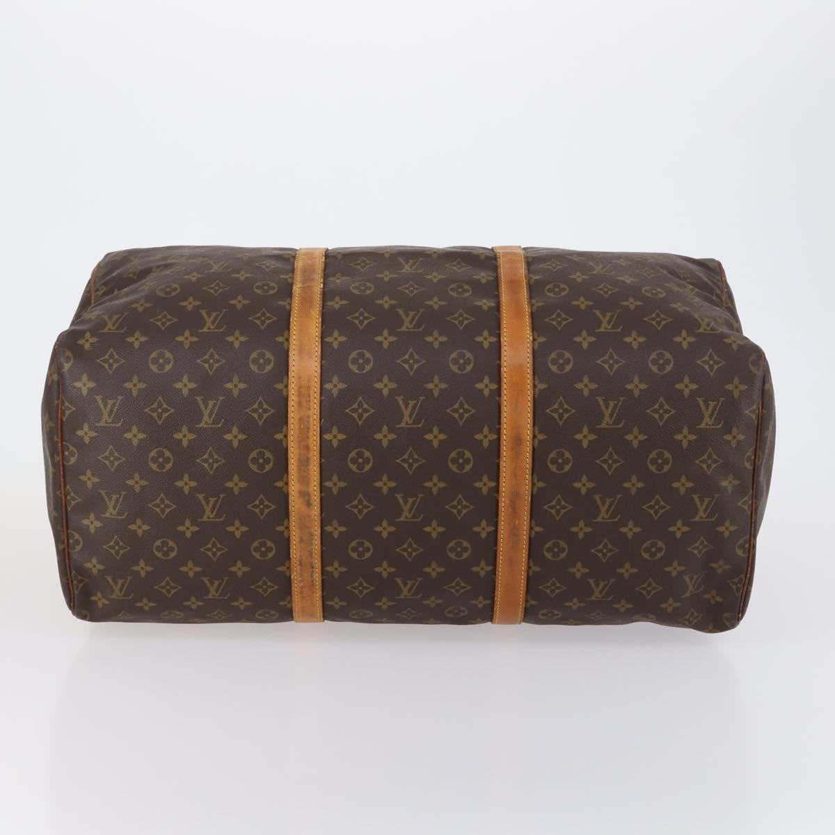 LOUIS VUITTON Monogram Sac Souple 55 Boston Bag M41622 LV Auth BA7892