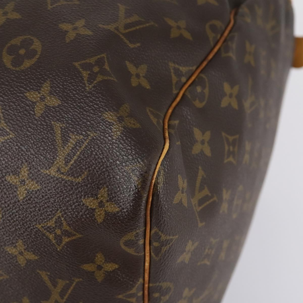 LOUIS VUITTON Monogram Keepall 55 Boston Bag M41424 LV Auth BA7894