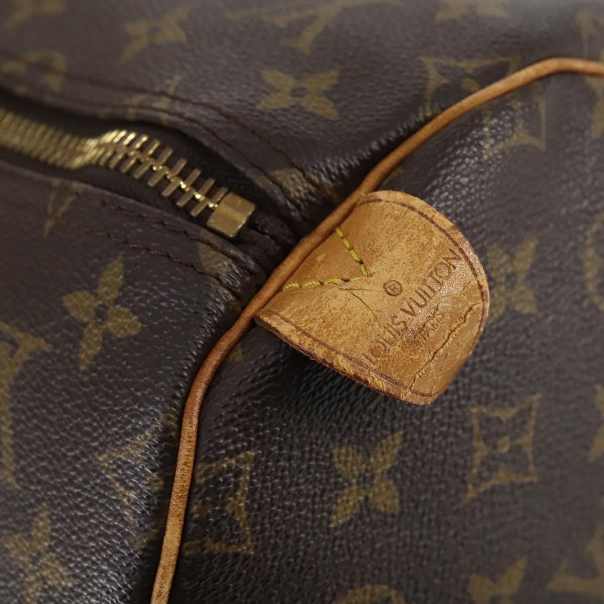 LOUIS VUITTON Monogram Keepall 55 Boston Bag M41424 LV Auth BA7894