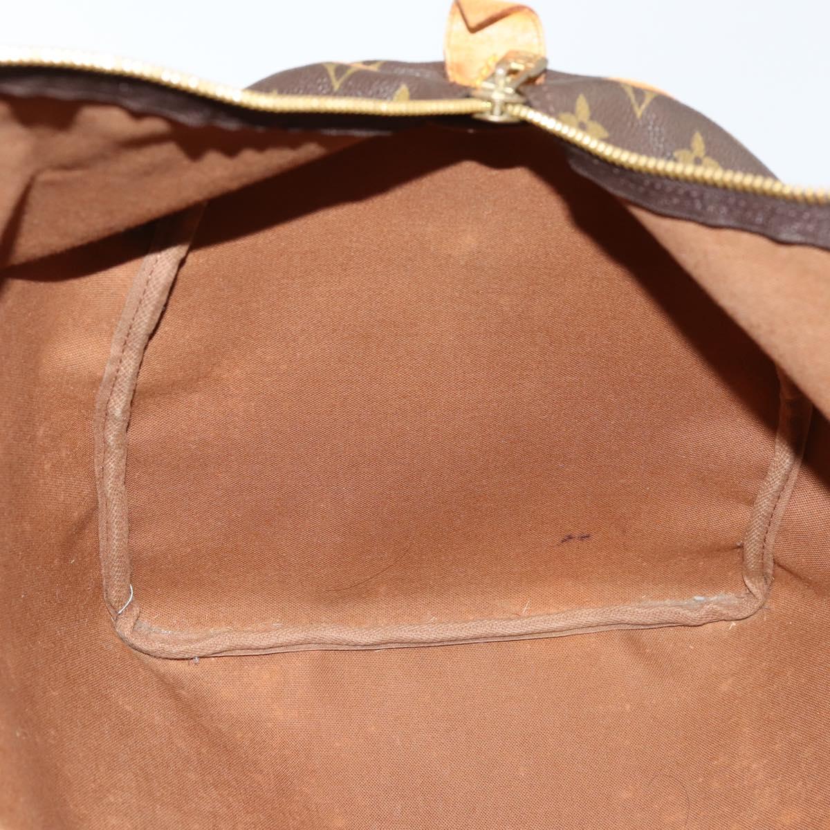 LOUIS VUITTON Monogram Keepall 55 Boston Bag M41424 LV Auth BA7894