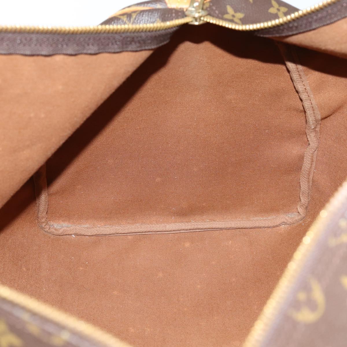 LOUIS VUITTON Monogram Keepall 55 Boston Bag M41424 LV Auth BA7894