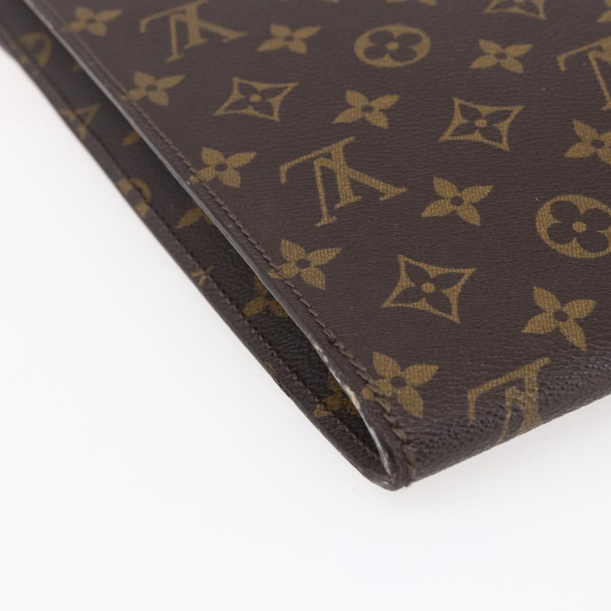 LOUIS VUITTON Monogram Posh Ministor Briefcase M53445 LV Auth BA7896