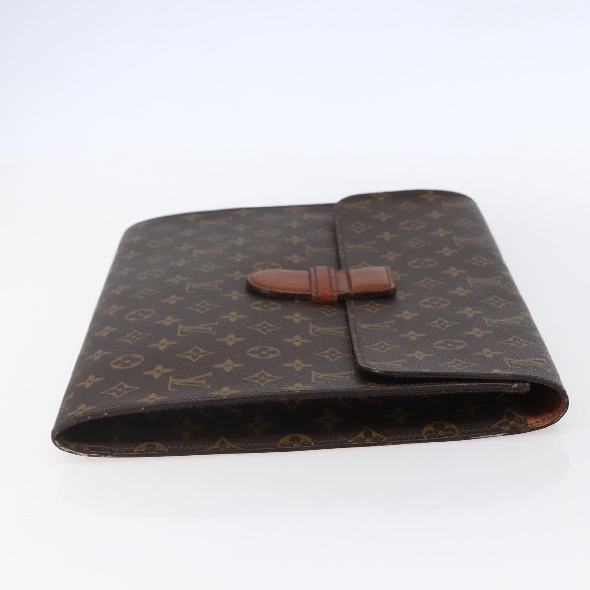 LOUIS VUITTON Monogram Posh Ministor Briefcase M53445 LV Auth BA7896