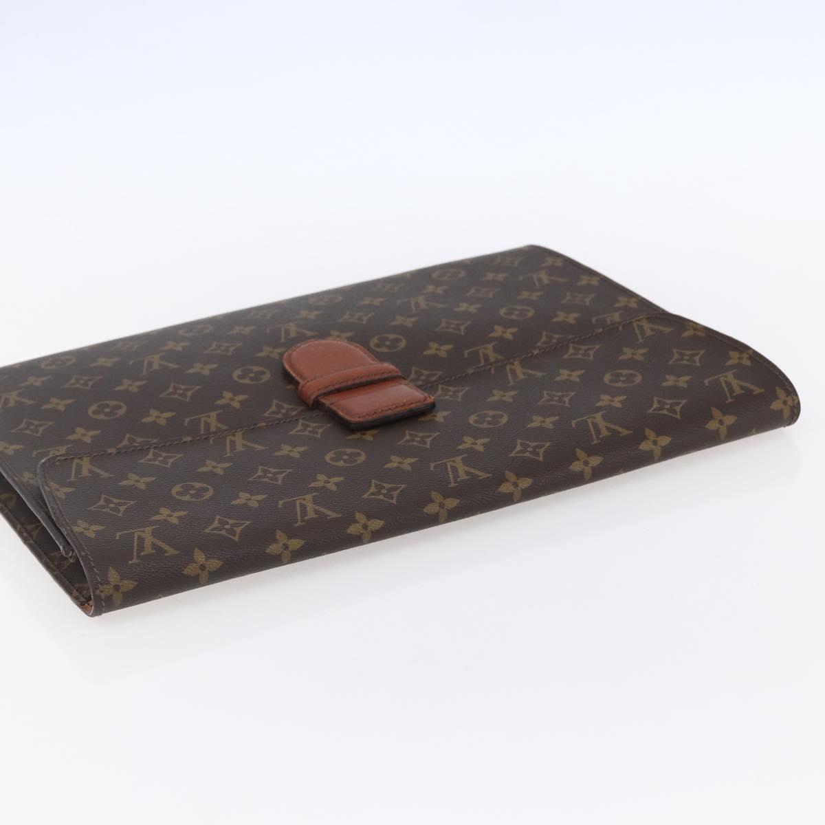 LOUIS VUITTON Monogram Posh Ministor Briefcase M53445 LV Auth BA7896