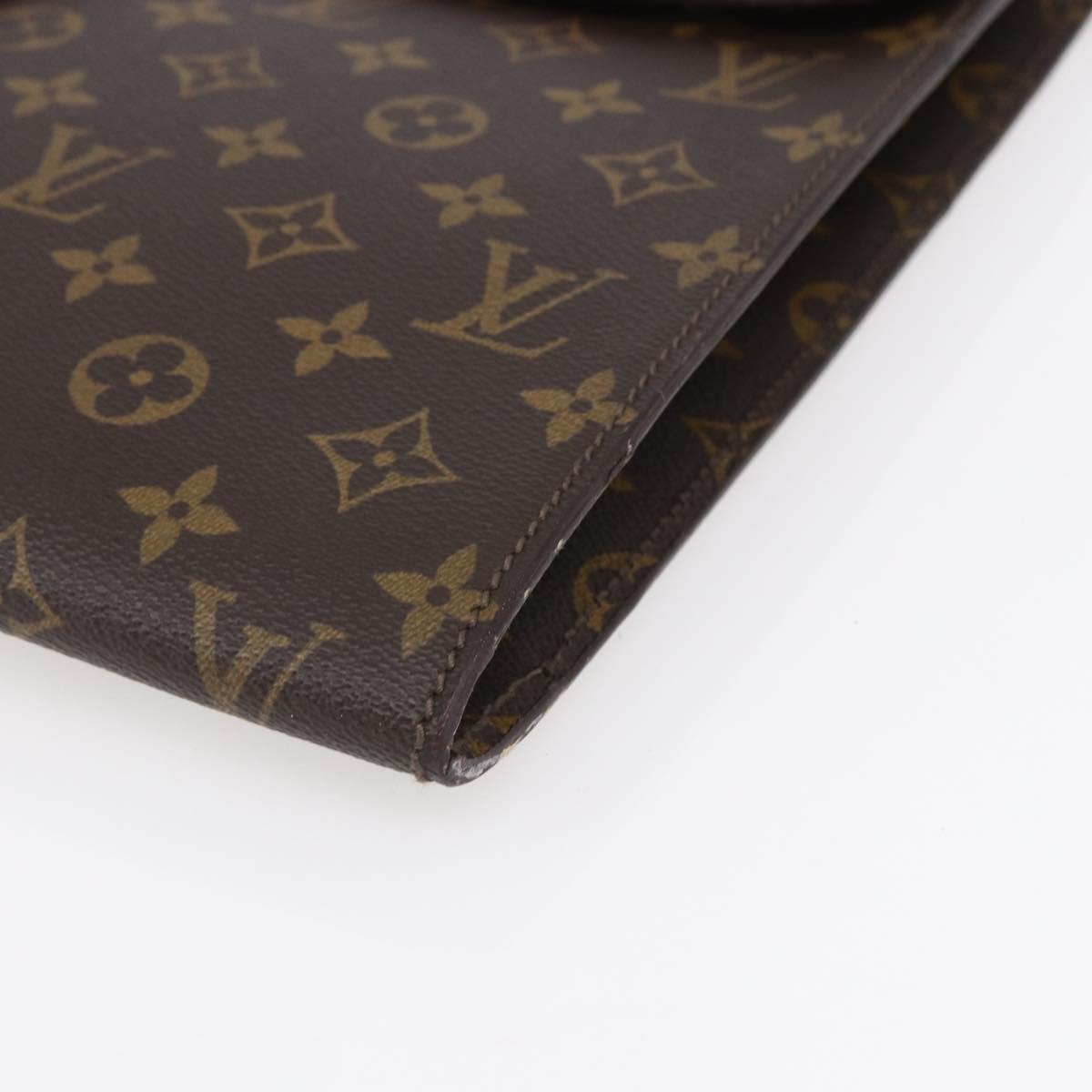 LOUIS VUITTON Monogram Posh Ministor Briefcase M53445 LV Auth BA7896