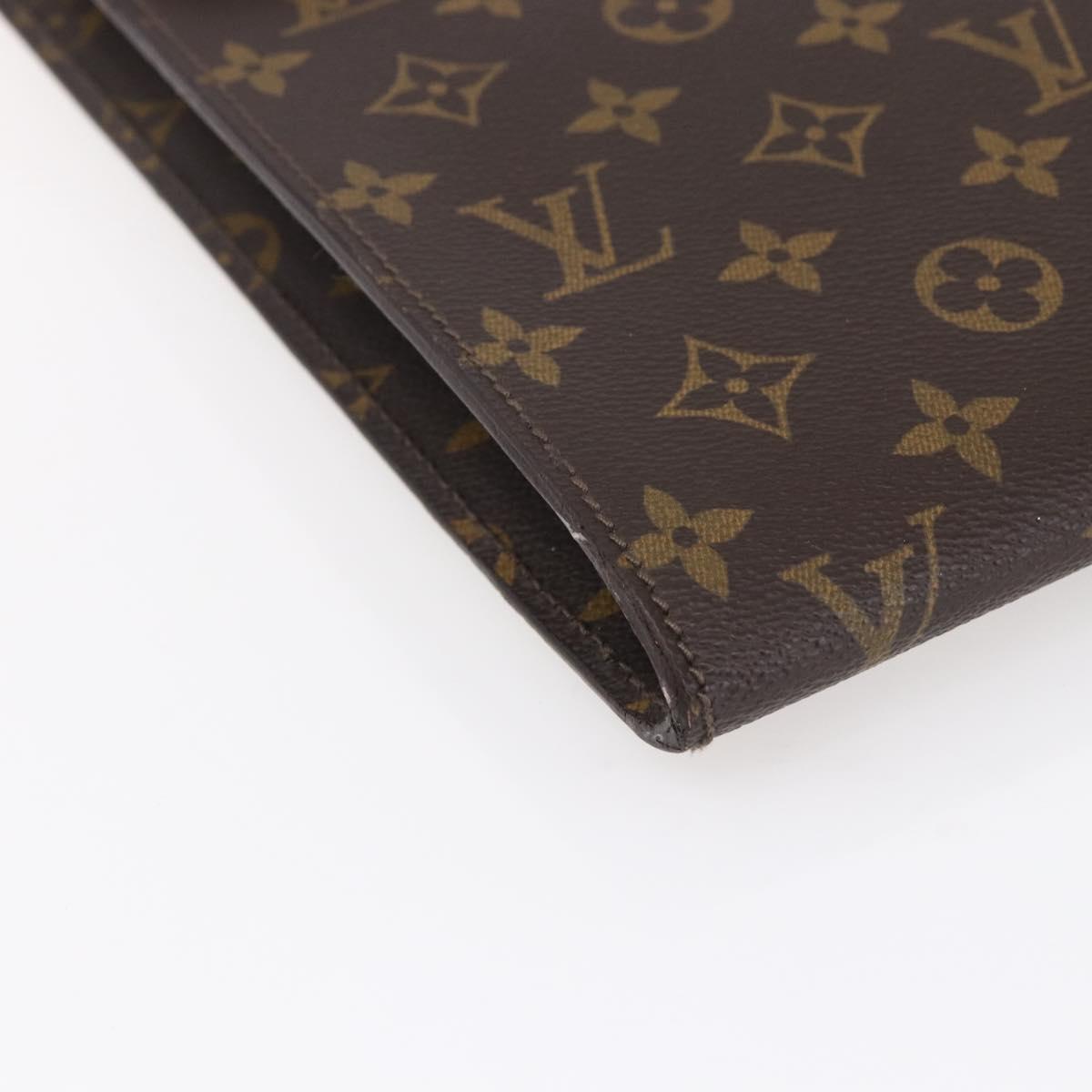 LOUIS VUITTON Monogram Posh Ministor Briefcase M53445 LV Auth BA7896