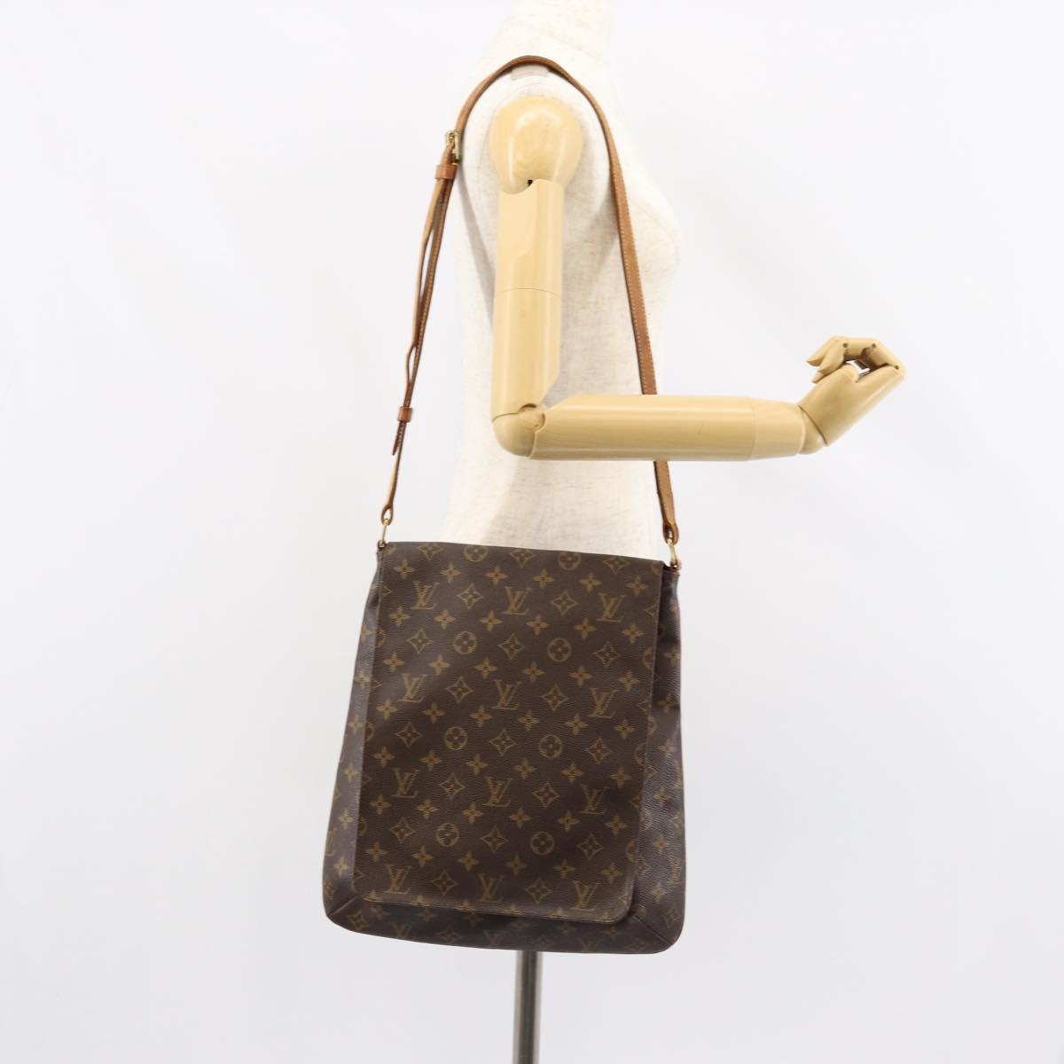 LOUIS VUITTON Monogram Musette Shoulder Bag M51256 LV Auth BA7899